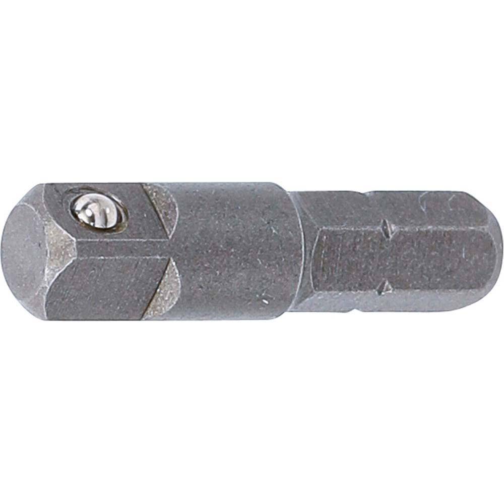 Adapter für 1/4" Bits Vierkant auf Sechskant 30 mm