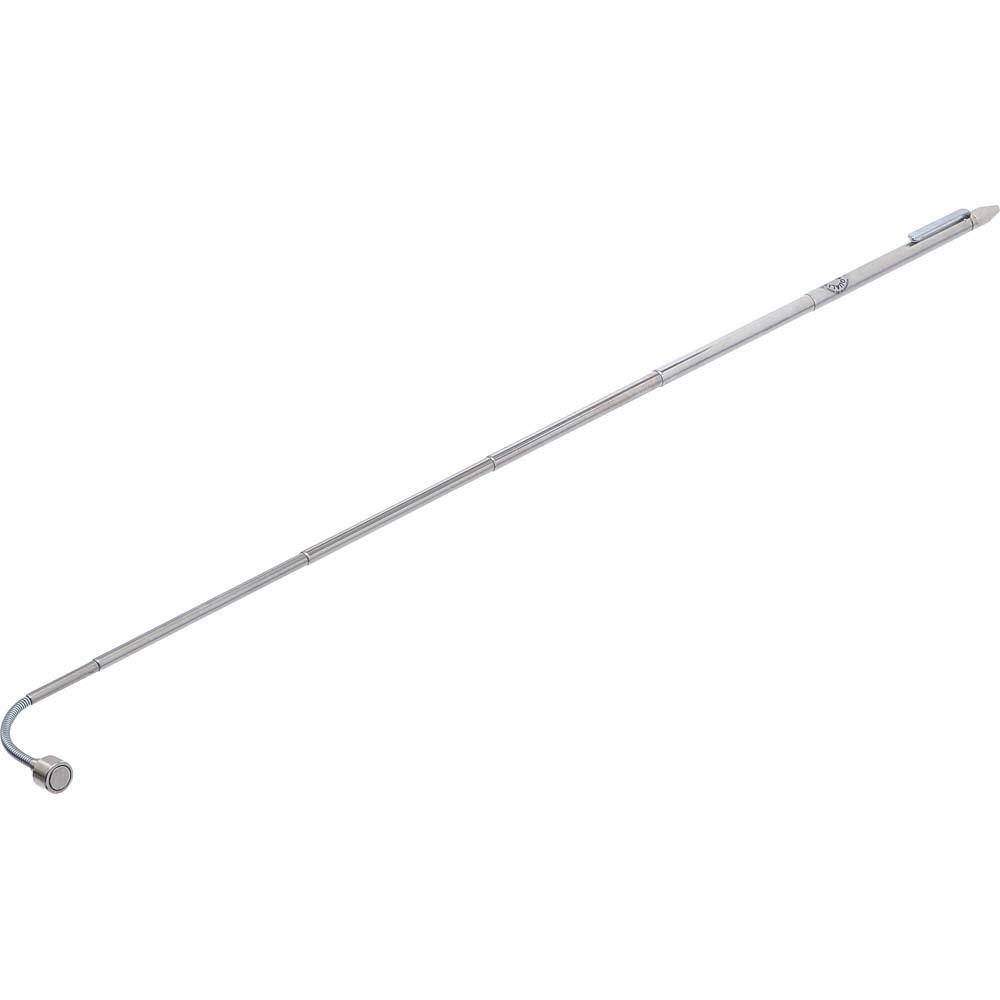 Magnetheber - mit flexiblem Kopf - verchromt - Kopf-Ø 13 mm - Länge 580 mm