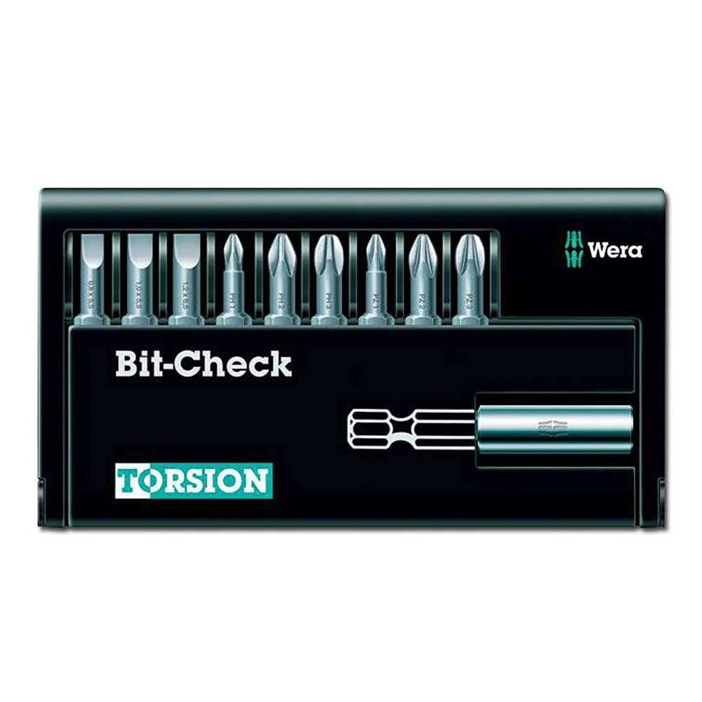 Bit-Sortiment - 10-teilig - S/PH/PZ - zähhart - Wera