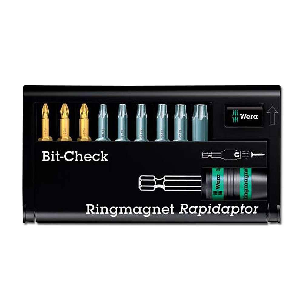 Bit-Sortiment Professional - 10-teilig - PZ/TORX - zähhart - Wera