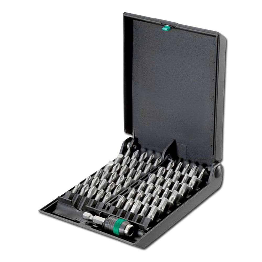 Bit-Sotiment - 61-teilig - S/PH/PZ/6-kant/ TORX - zähhart - Wera