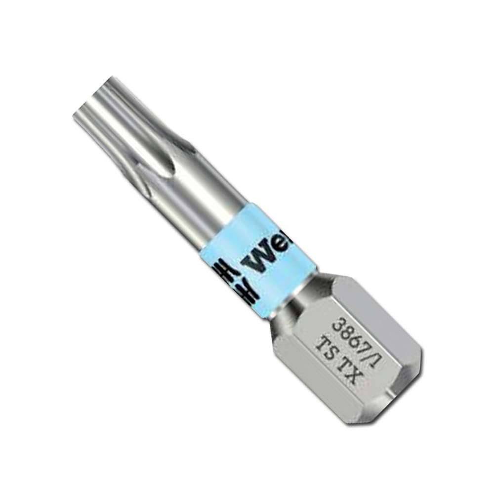 Bit-Einsätze 1/4" - Innen-TORX - T20 - Stainless - Wera - Größe T 20 - Gesamtlänge 25