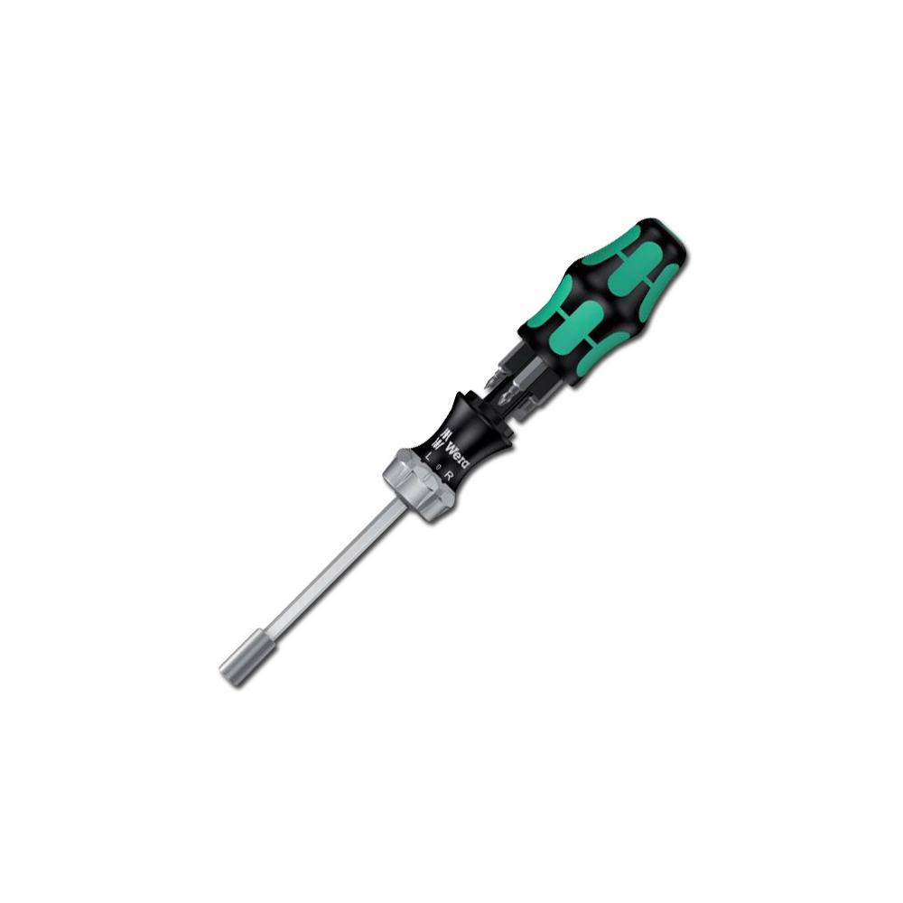 Bit-Sortiment - Ratsche - 6-teilig - S/PH/PZ - Wera