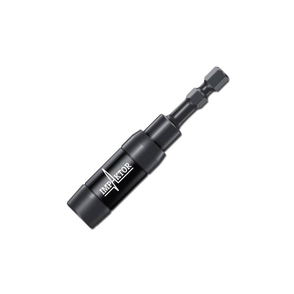 Bithalter Impaktor - An,- Abtrieb 1/4" mit Sprengring/Ringmagnet - Wera