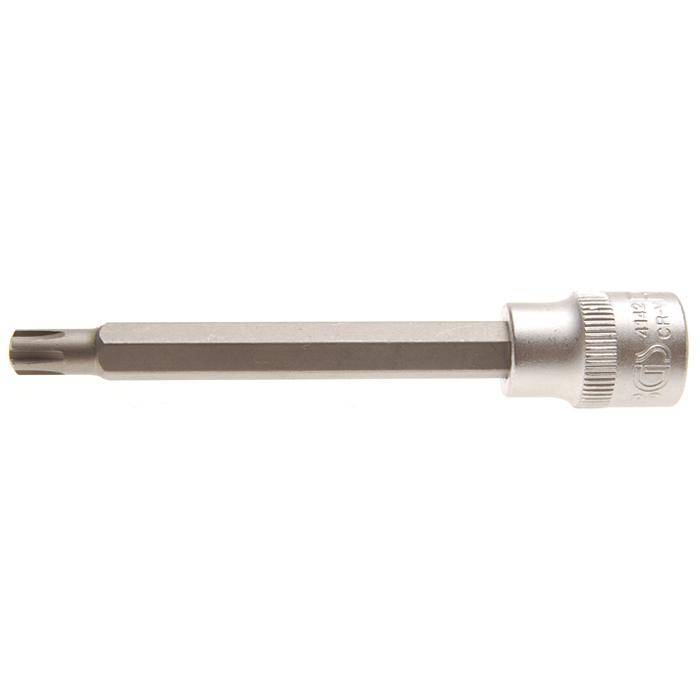 Biteinsatz RIBE® SchraubenInnenvierkant - 3/8" Antrieb - M7x100 mm - CV-Stahl - kordiert - matt verchromt