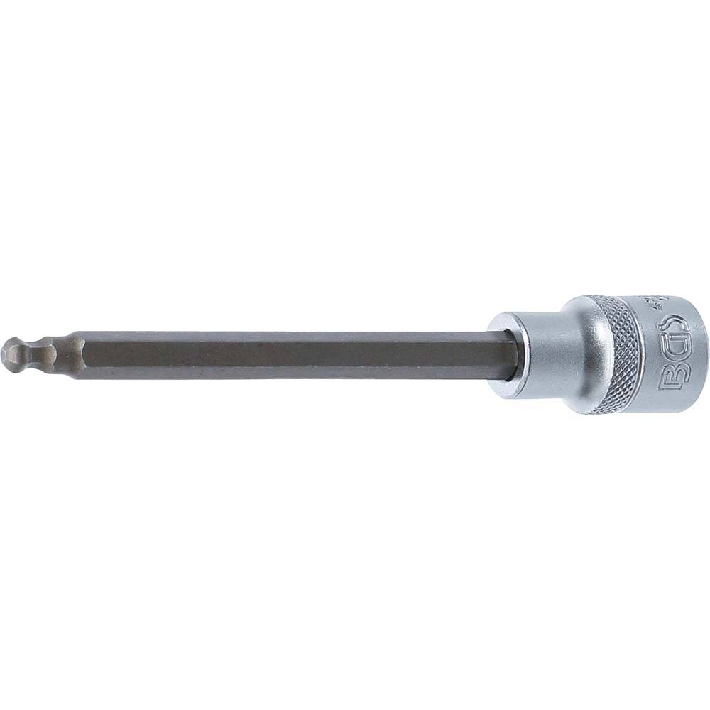 Bit-Einsatz - Innen-6-Kant mit Kugelkopf - Größe 6 mm - Antrieb 12,5 mm (1/2")