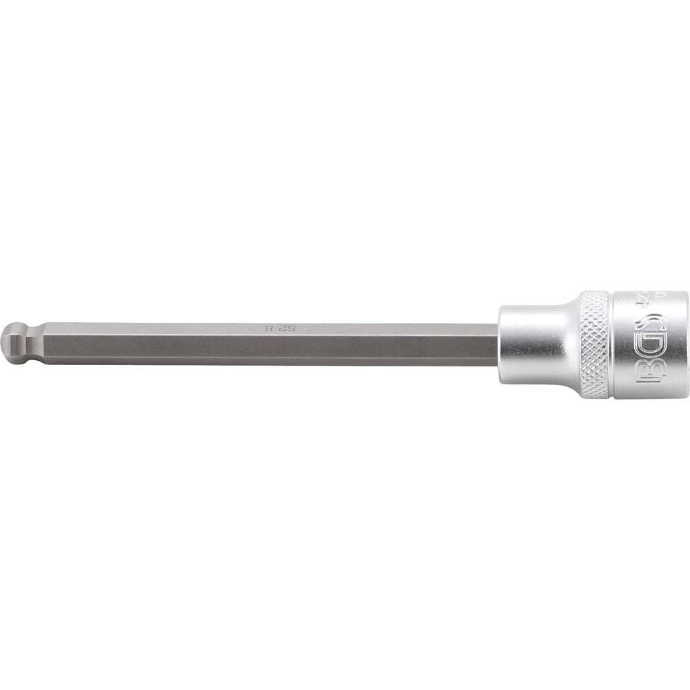 Bit-Einsatz - Innen-6-Kant mit Kugelkopf - Größe 8 mm - Antrieb 12,5 mm (1/2")