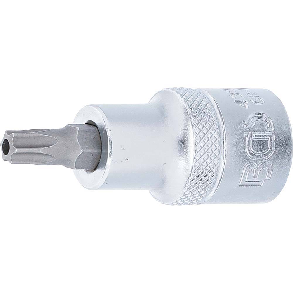 Bit-Einsatz - T-Profil mit Bohrung - 1/2" - T40 - CV-Stahl