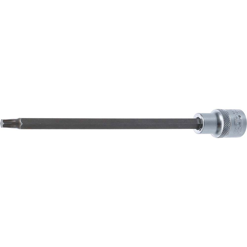 Bit-Einsatz - T40 x 200 mm - T-Profil - lange Ausführung - 1/2" - CV-Stahl