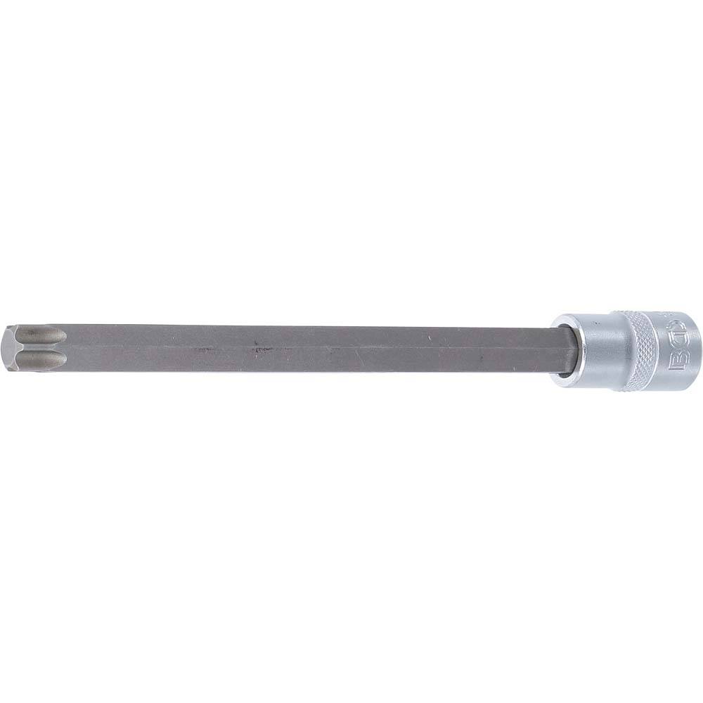 Bit-Einsatz - T60 x 200 mm - T-Profil - lange Ausführung - 1/2" - CV-Stahl