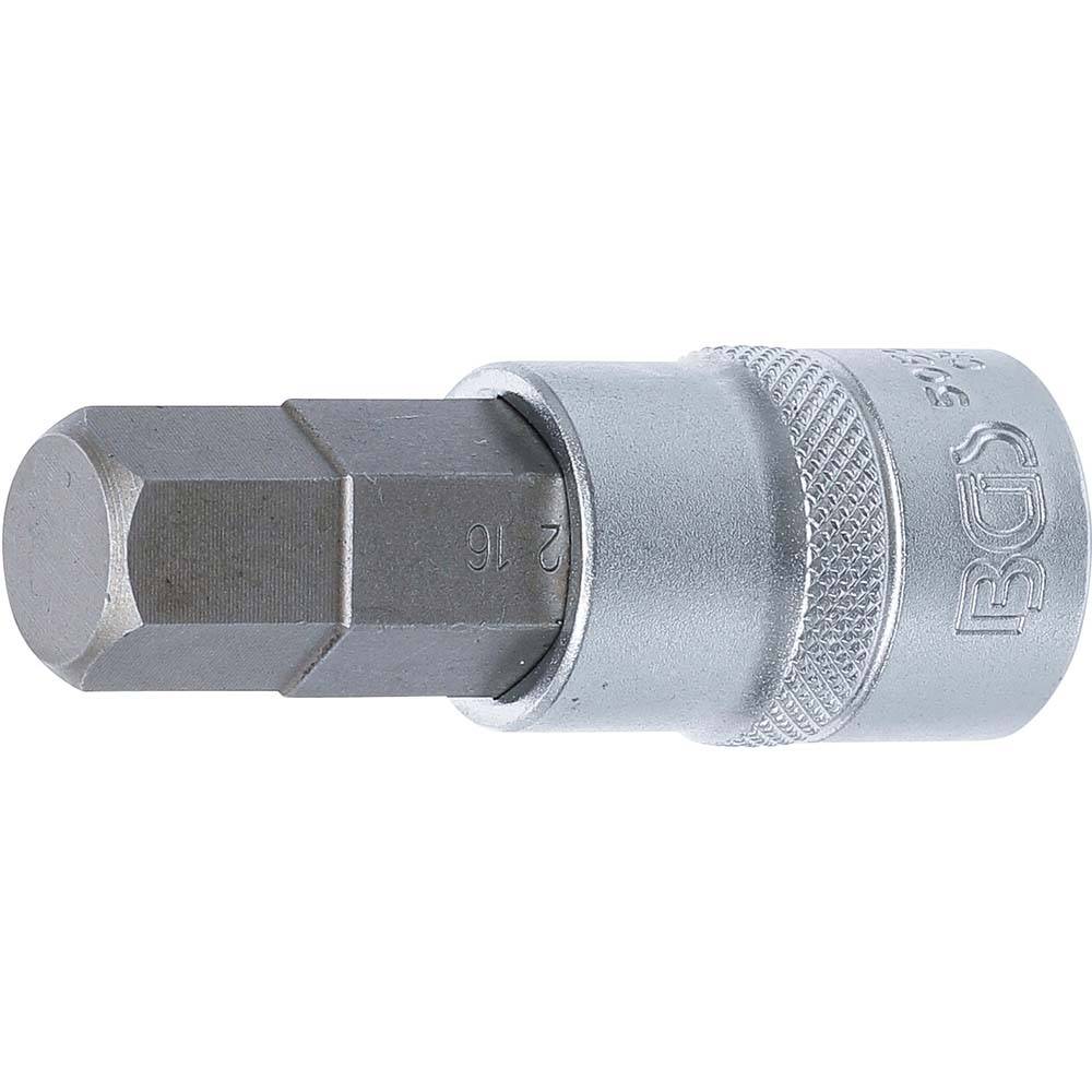 Bit-Einsatz - Innen-6-Kant - Antrieb 12,5 mm (1/2") - Größe 16 mm