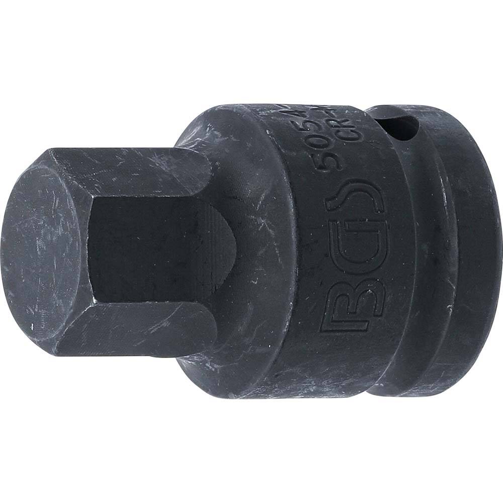 Bit-Einsatz - Innenvierkant 20 mm (3/4 '') - Abtriebsprofil Innensechskant 22 mm