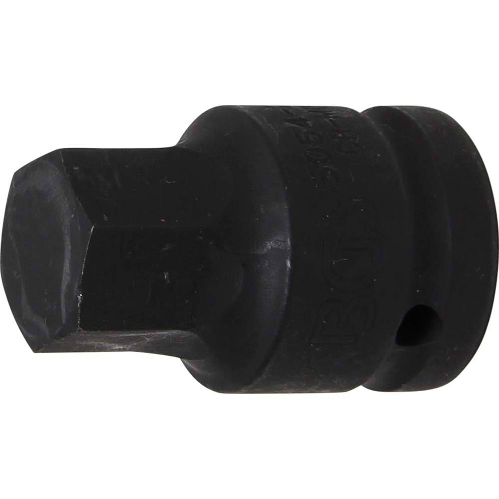 Bit-Einsatz - Innenvierkant 20 mm (3/4 '') - Abtriebsprofil Innensechskant 23 mm