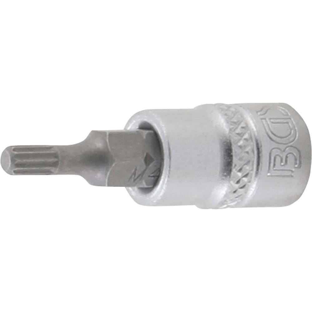 Bit-Einsätze - Innenvielzahn - Antrieb 6,3 mm (1/4") - Gewinde M4