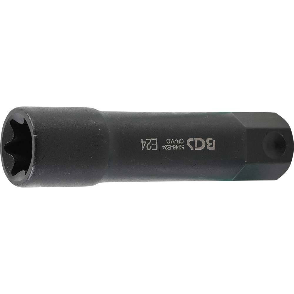 Bit Einsatz - Außen E-Profil E24 - Antrieb 22 mm 6-Kant - Länge 100 mm