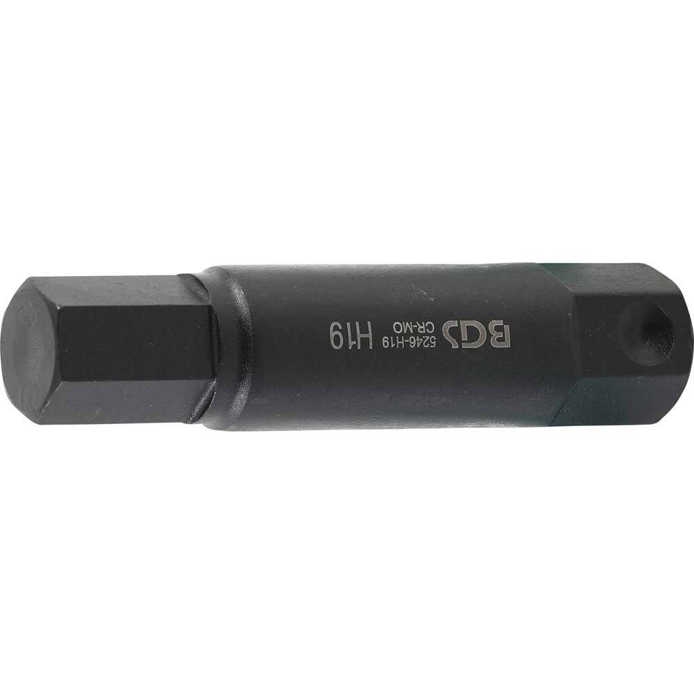 Bit Innen-6-Kant - Größe 19 mm - Antrieb 22 mm 6-kant - Länge 100 mm