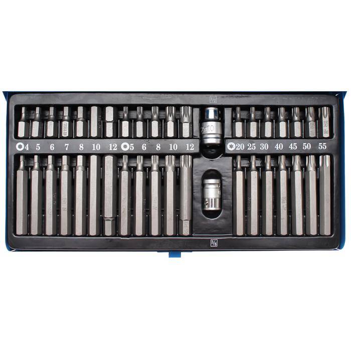Kombi-Bit-Set - Innen-6-kant - T-Profil - Metrisch - CV-Stahl