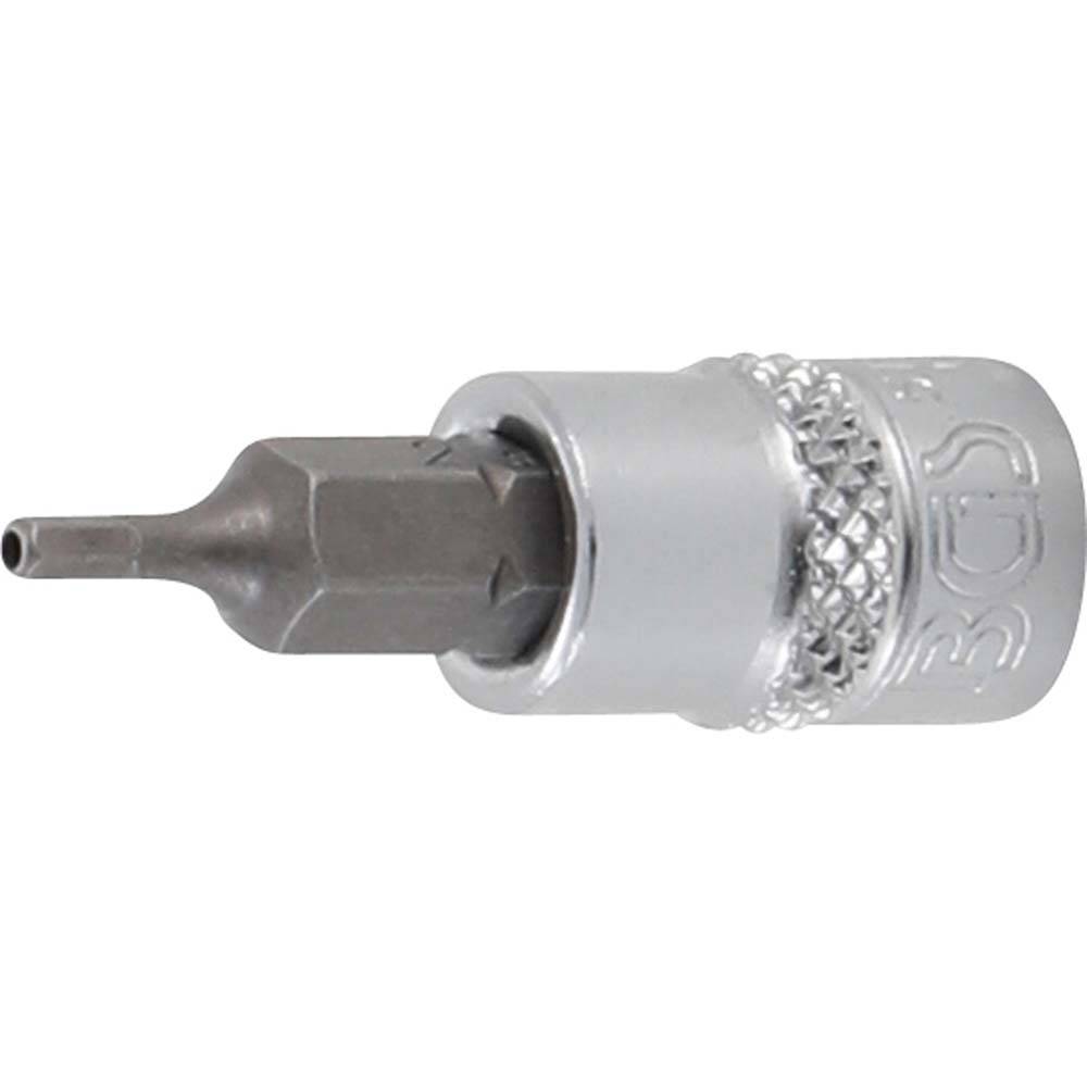 Bit-Einsatz-Satz - 8-teilig - Antrieb Innenvierkant 6,3 mm (1/4") - Innensechskant mit Bohrung 2 mm