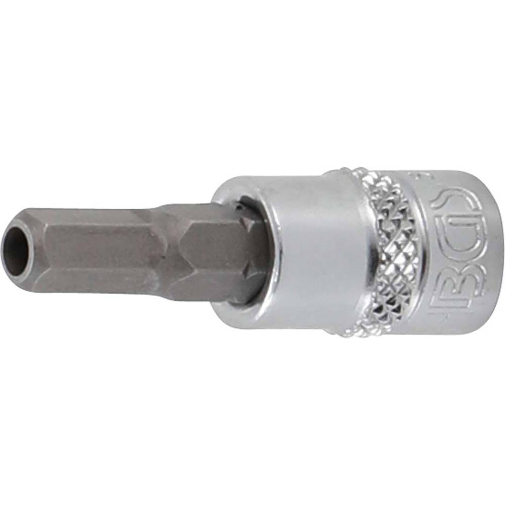 Bit-Einsatz-Satz - 8-teilig - Antrieb Innenvierkant 6,3 mm (1/4") - Innensechskant mit Bohrung 5 mm