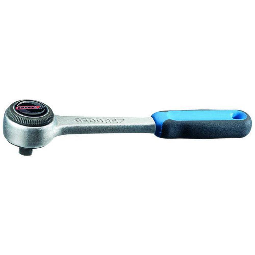 Umschaltknarre 1/4" - 129 mm Länge - 5° Rückschwenkwinkel