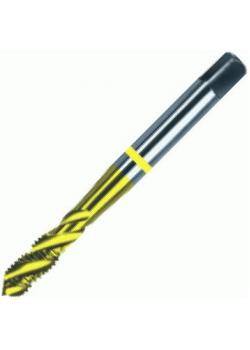 Sackloch-Maschinengewindebohrer - metrisch - HSS-E - DIN 371 - Typ N - Gühring - Gewinde M4 - Steigung 0,70 mm - Gesamtlänge 63 mm - Schaft Ø 4,5