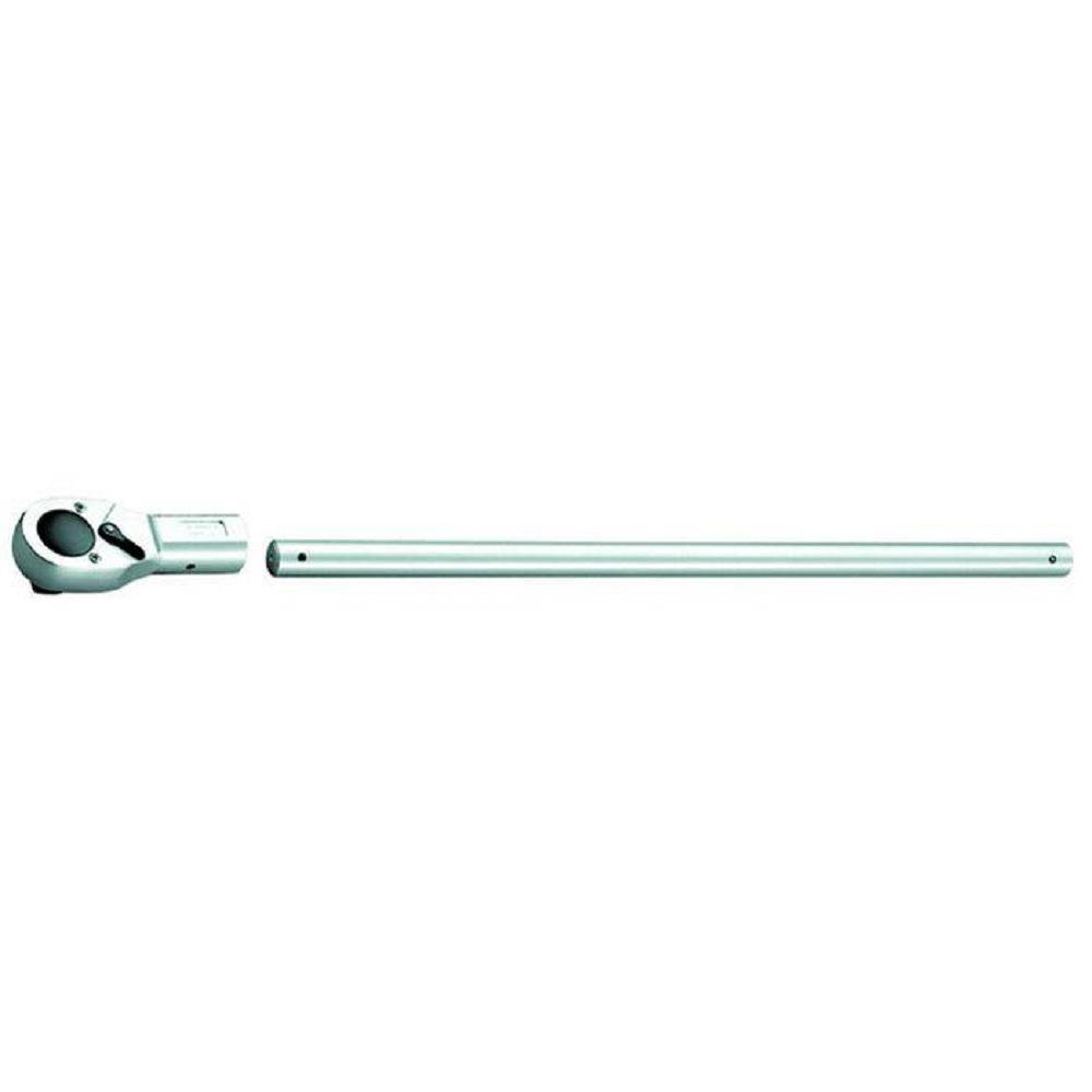 Umschaltknarre - Antrieb 1″ - Länge 810 mm - mit Einsteck-Griffstange