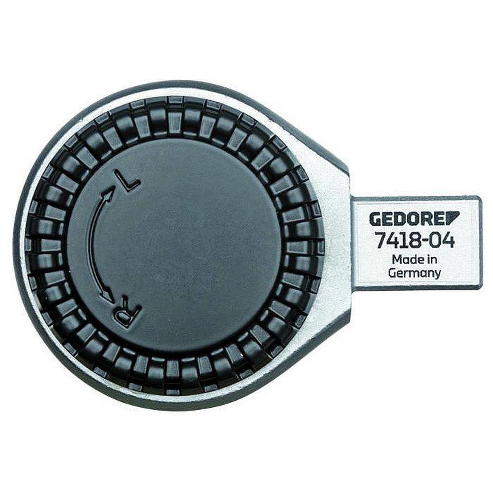Einsteckumschaltknarre - 14 x 18 mm Rechteckaufnahme - Rückschwenkwinkel 7,2° - 3/4 Zoll Antriebsvierkant - Kopfhöhe 35,5 mm - Kopfbreite 64 mm -