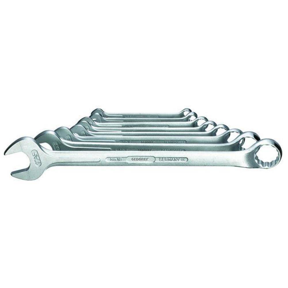 Ring-Maulschlüssel-Satz - 8-teilig - 3/8 - 1"