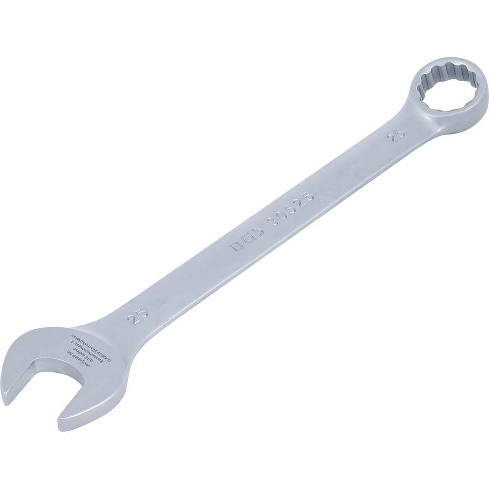 Maul-Ringschlüssel - matt verchromt - Größen 25 mm