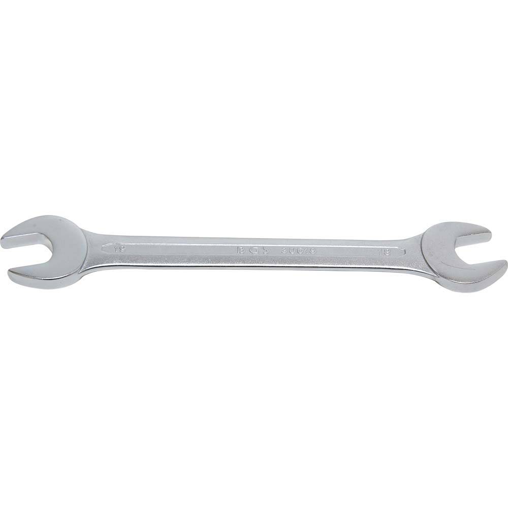Doppel-Maulschlüssel - kalt geschmiedet - Größe 18 x 19 mm
