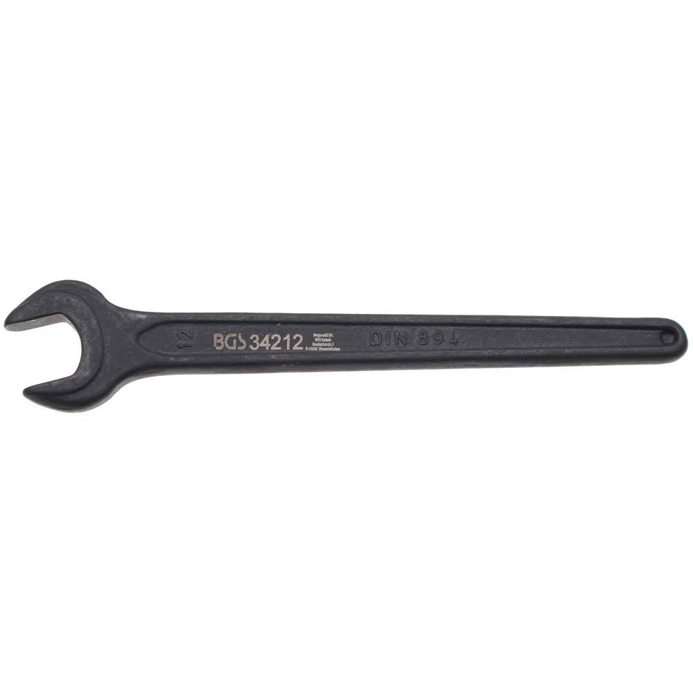 Einmaulschlüssel - DIN 894 - Größe 12 mm - Länge 125 mm