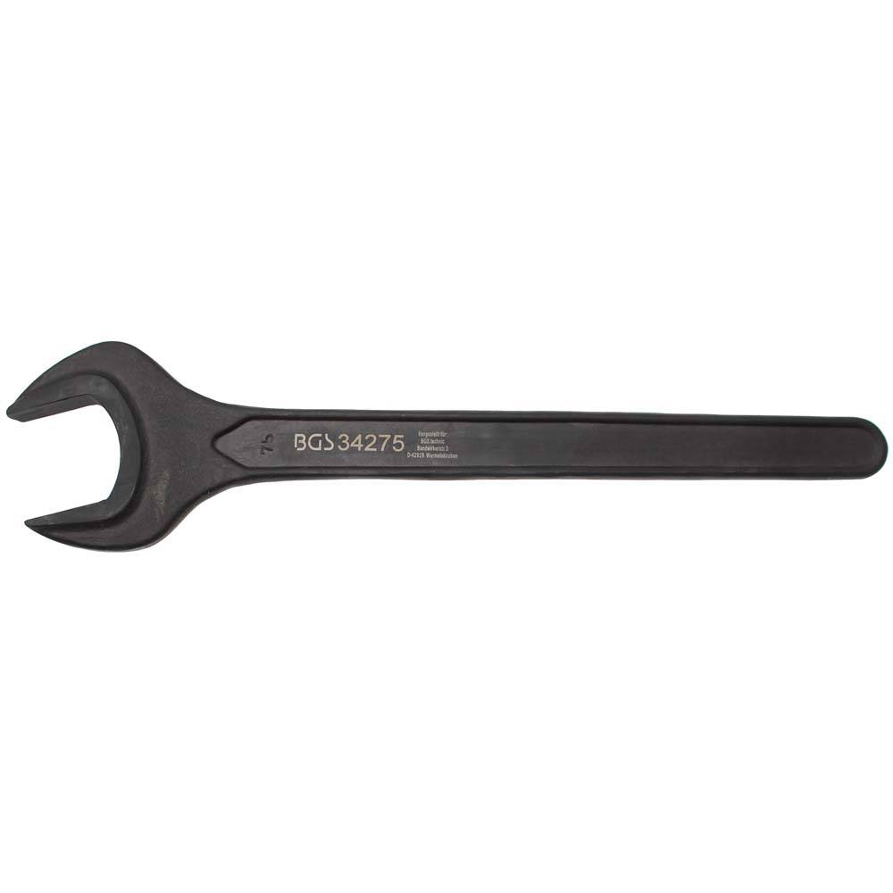 Einmaulschlüssel - DIN 894 - Größe 75 mm - Länge 600 mm