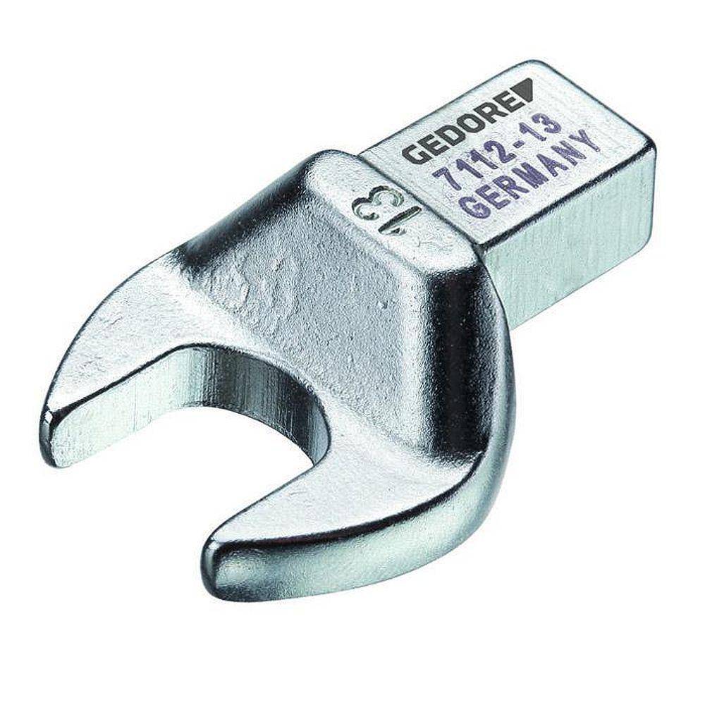 Einsteckmaulschlüssel SE - 9 x 12 mm Rechteckaufnahme - Schlüsselweite 15 mm - Kopfhöhe 7,5 mm - Kopfbreite 33,0 mm