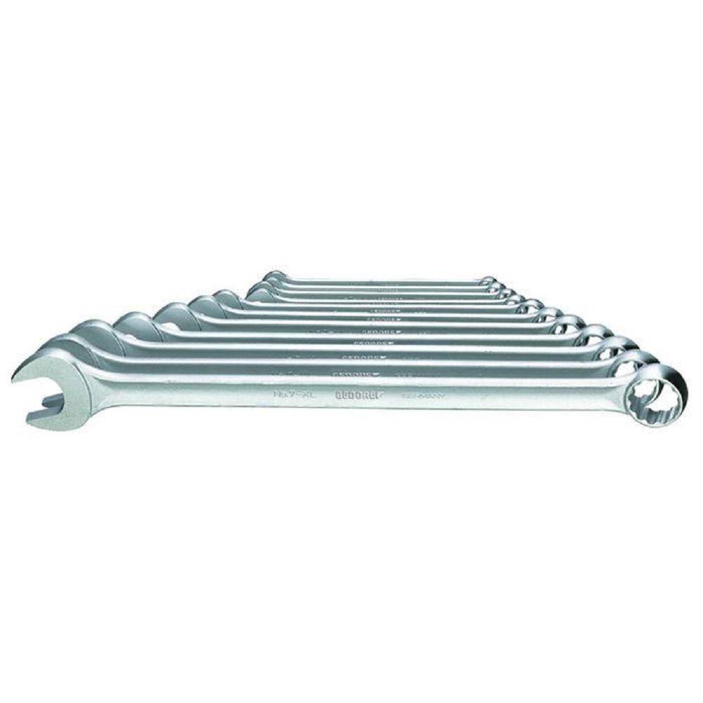 Ring-Maulschlüssel-Satz - extra lang - 11-teilig - 8 bis 22 mm