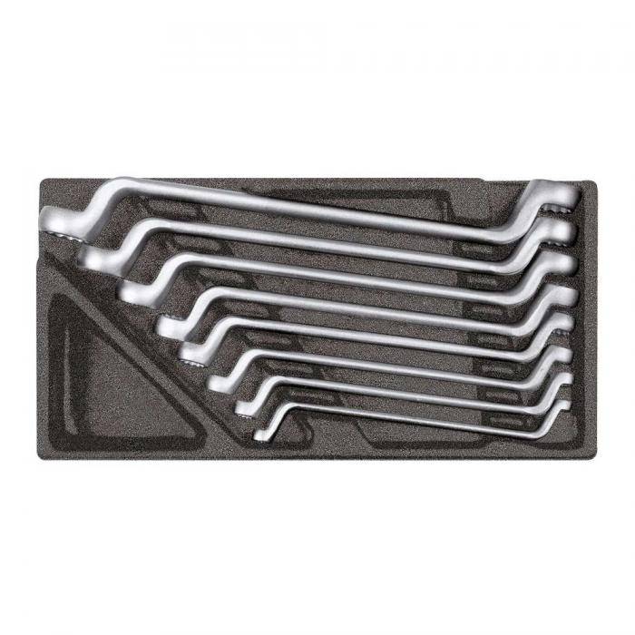 GEDORE red Doppelringschlüssel-Satz im 1/3 Schaumstoffmodul - 8-teilig