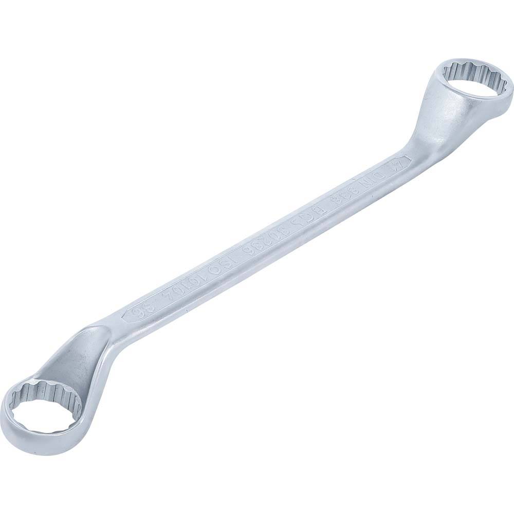 Doppel-Ringschlüssel - Ringseiten 75° gekröpft - Größe 36 x 41 mm