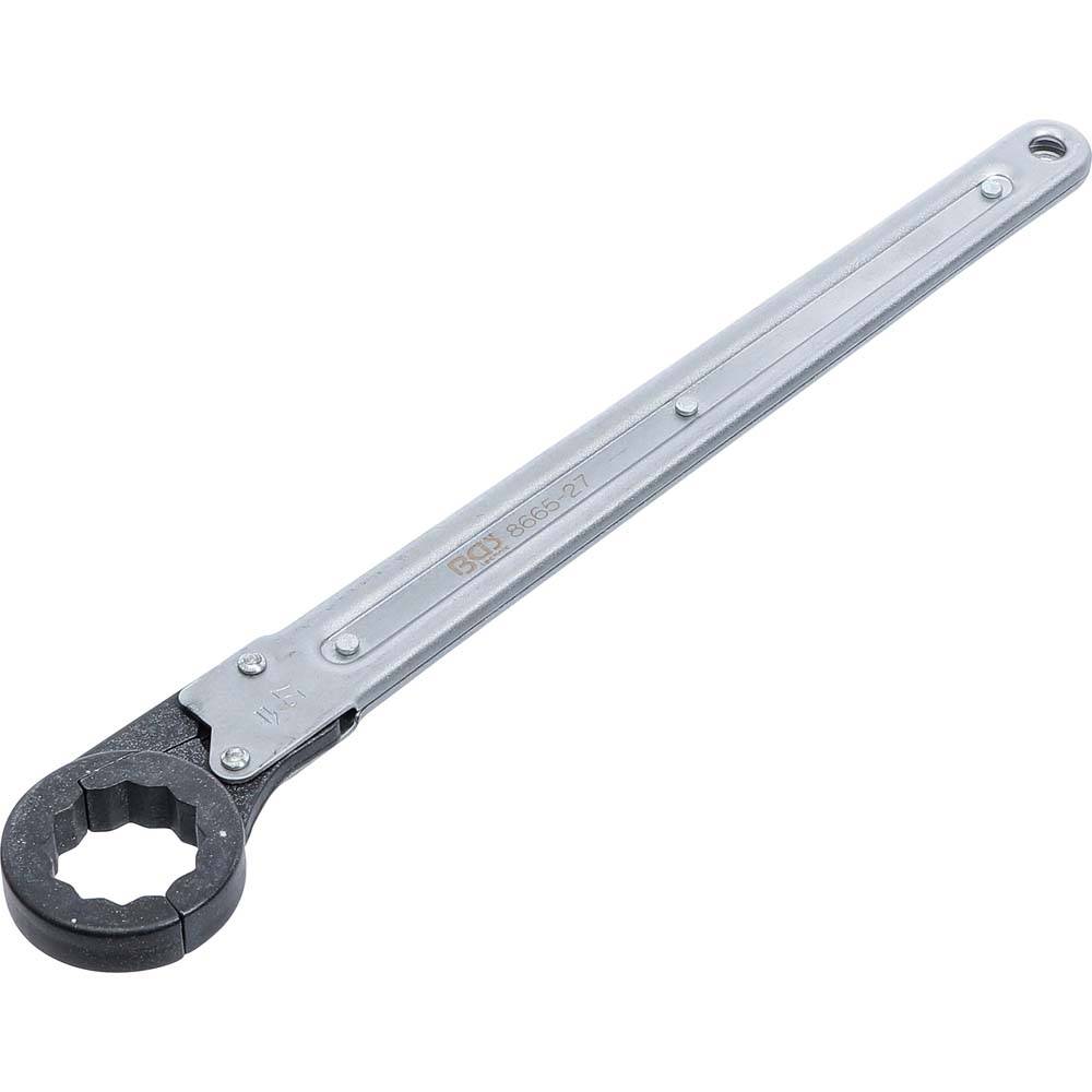 Leitungs-Ratschen-Schlüssel - Größen 27 mm - Griff aus S45C Stahl