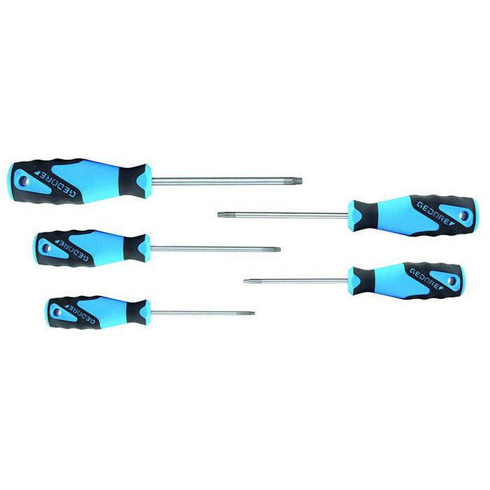 3K-Schraubendreher-Satz - 5-teilig - Innen-TORX® Schrauben T10 bis T30