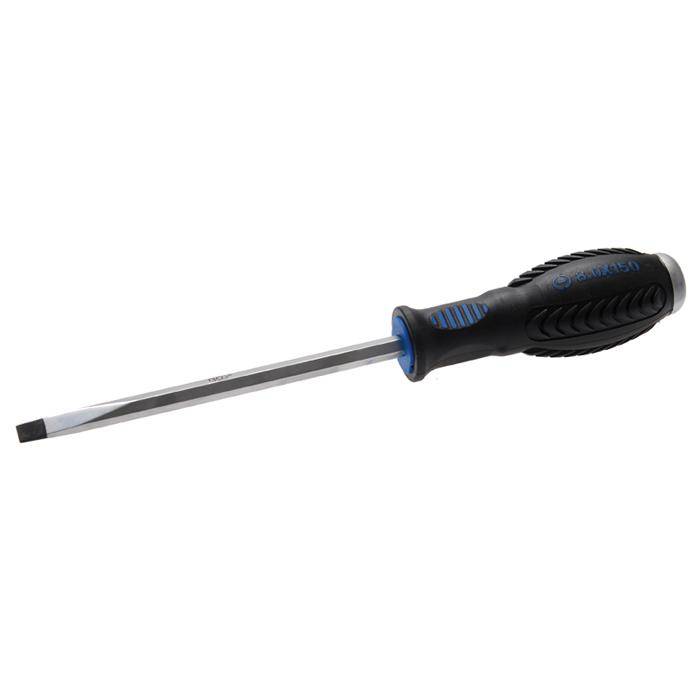 Schraubendreher -Schlitz 8,0 x 150 mm - CR-Mobyldän-Stahl - rutschfester Zweikomponenten-Griff