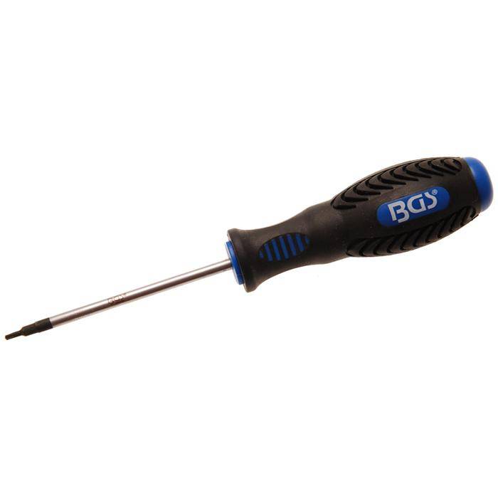 Schraubendreher -Torx T6x80 mm - CR-Mobyldän-Stahl - rutschfester Zweikomponenten-Griff