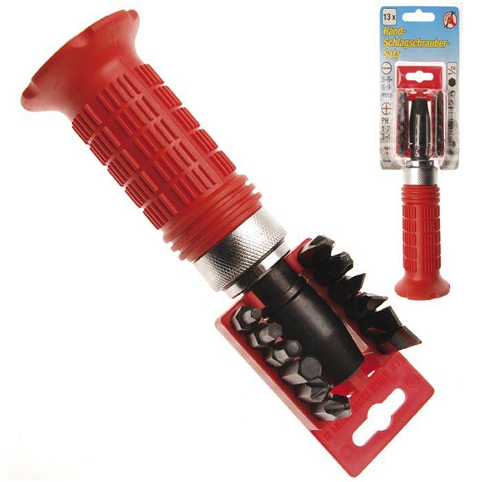 Hand-Schlagschrauber - Sechskantbit 4-8 mm