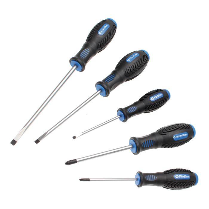 Werkstatt-Schraubendreher-Set - PH und Schlitz - 5-tlg.