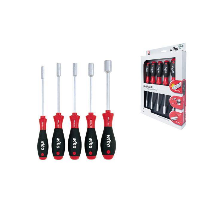 Steckschlüssel SoftFinish® - Satz (5-tlg) - Sechskant - Serie 341 K5