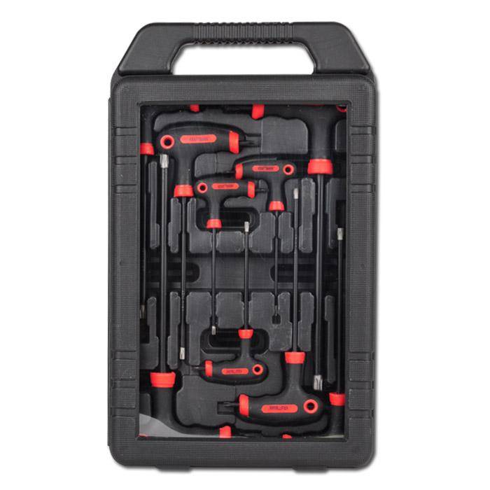 T-Griff-Schlüsselsatz für T-Profil-Schrauben 9-teilig