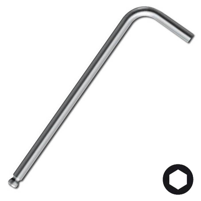 Winkelschraubendreher SW 1,5 bis 12 mm mit Kugelkopf - lang - Wera