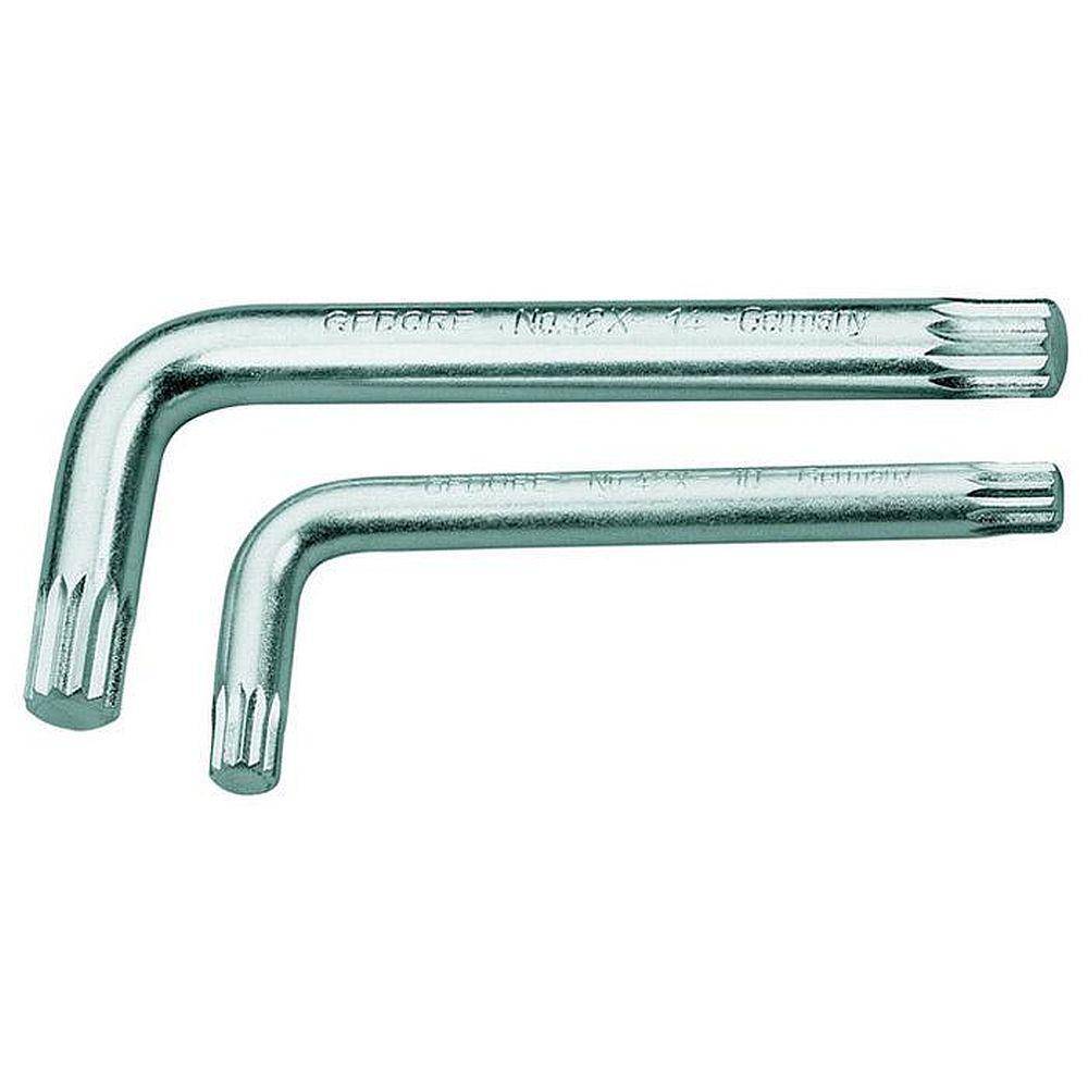 Winkelschraubendreher - für Innenvielzahnschrauben XZN - Abtriebsgröße M 18 - Länge (L1) 178 mm - Länge (L2) 81 mm