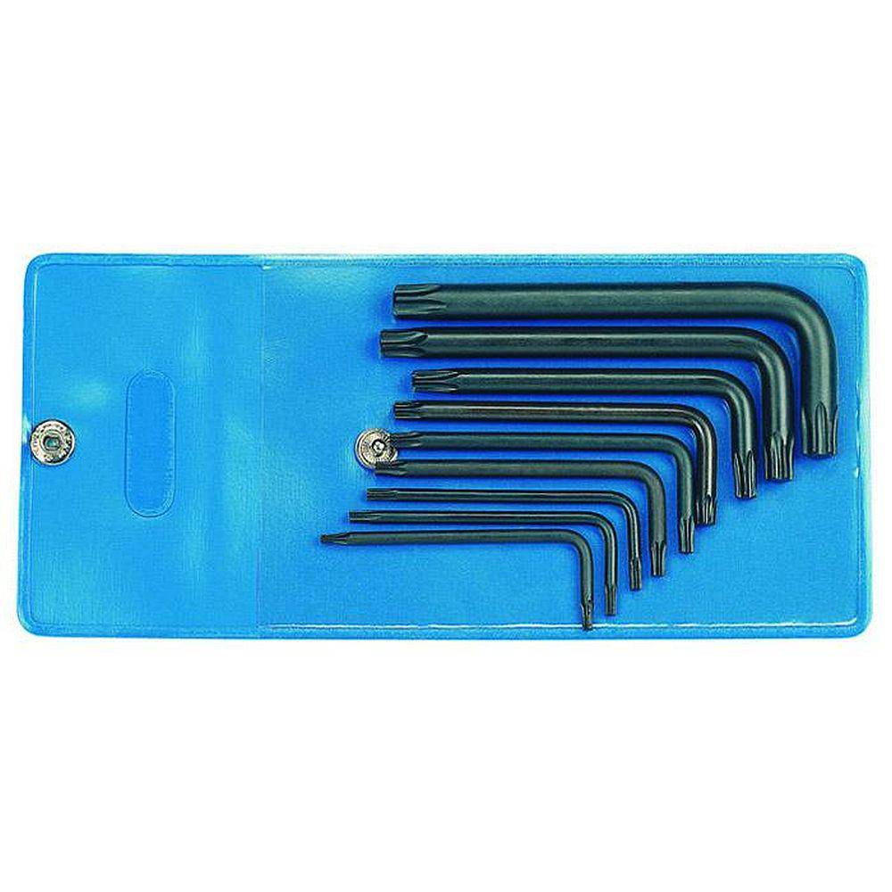 Winkelschraubendreher-Satz - 9-teilig - für Innen-TORX® Schrauben - T7 bis T40