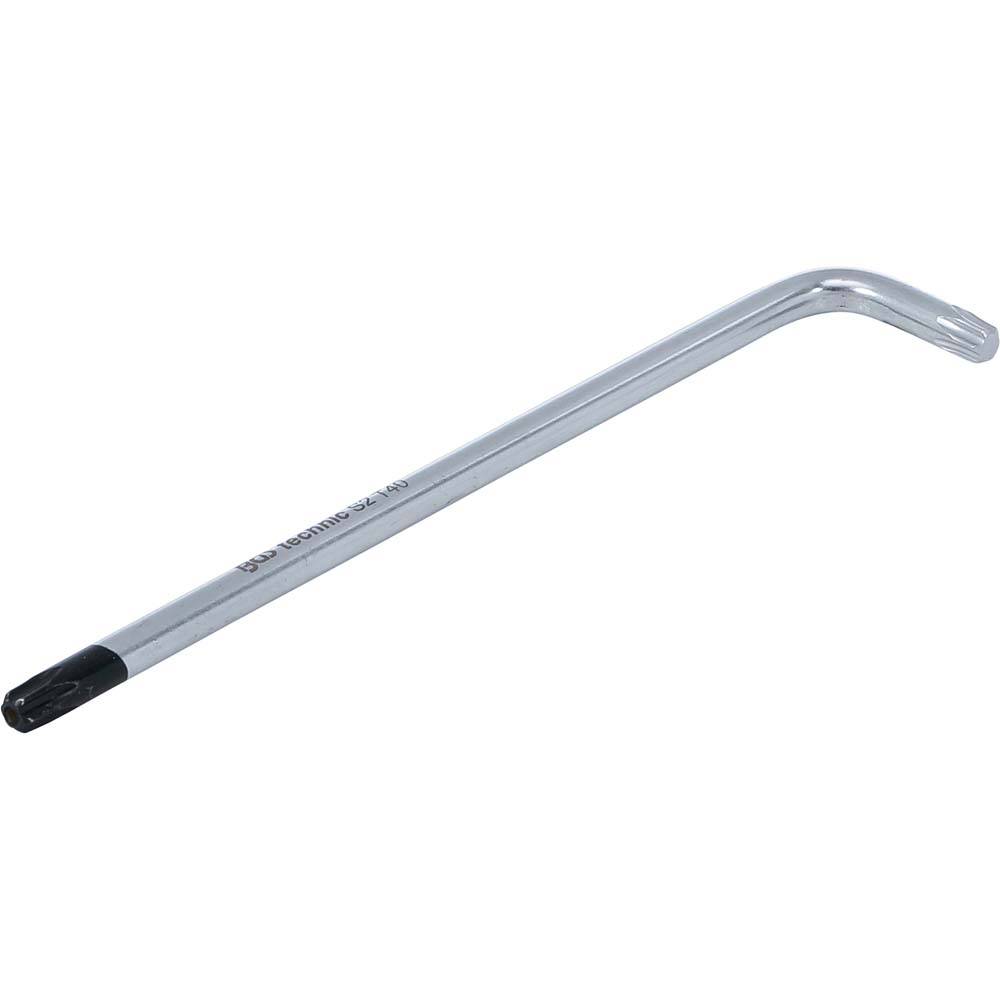 Winkelschlüssel - T-Profil - extra lang - Größe T40 - Klingenlänge 175/33 mm - Klingendurchmesser 7 mm