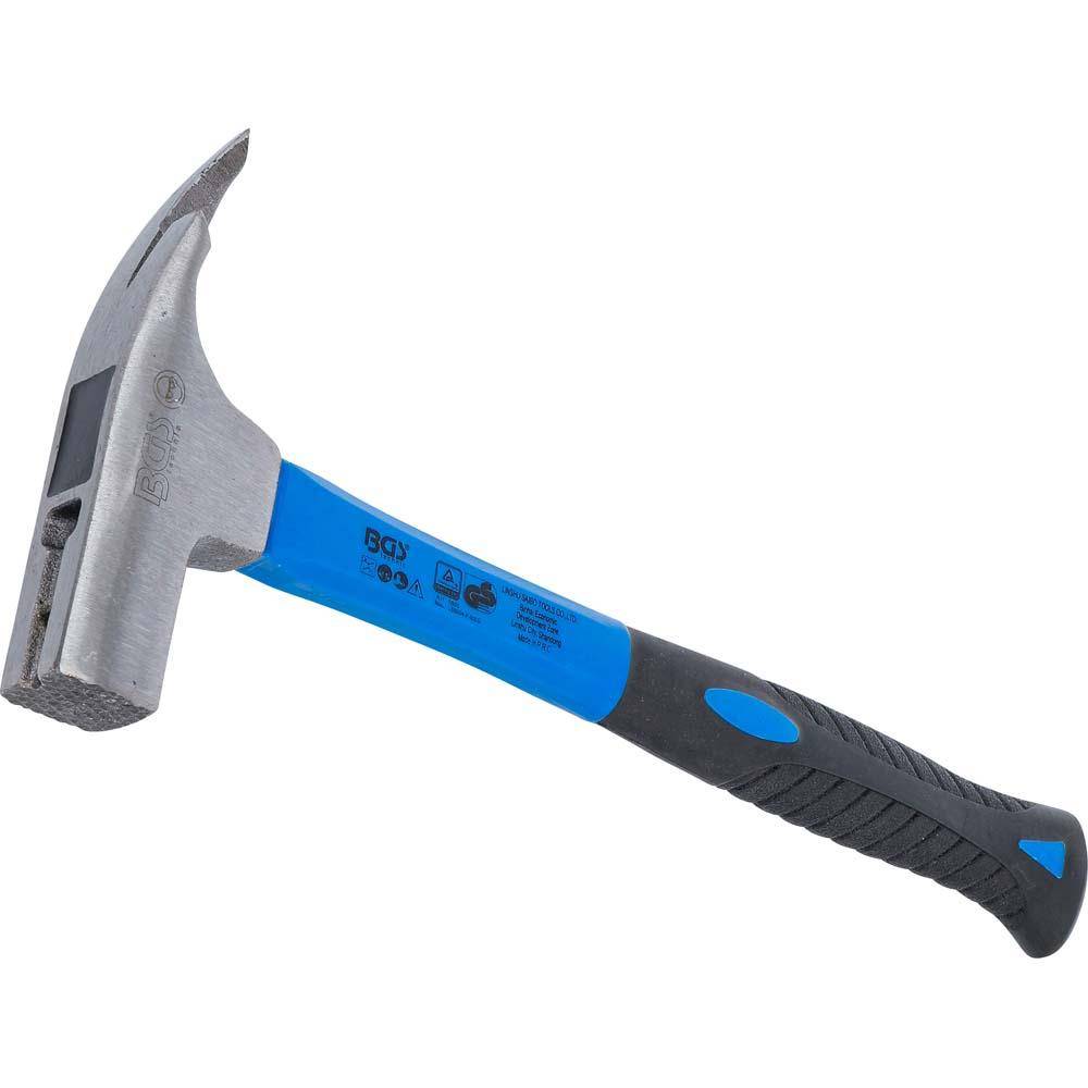 Latthammer - 600 g - Fiberglasstiel - polierter Kopf