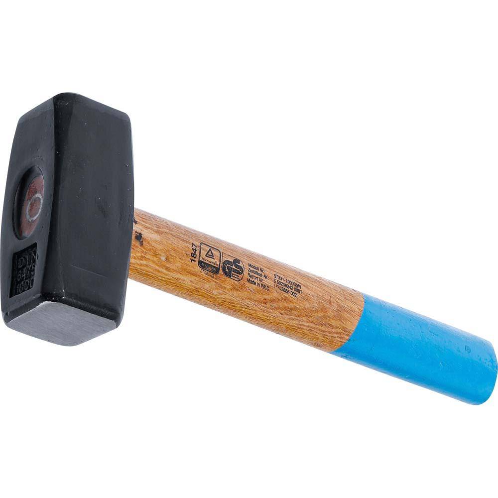 Fäustel - 1000 g - schwarz lackierter Kopf